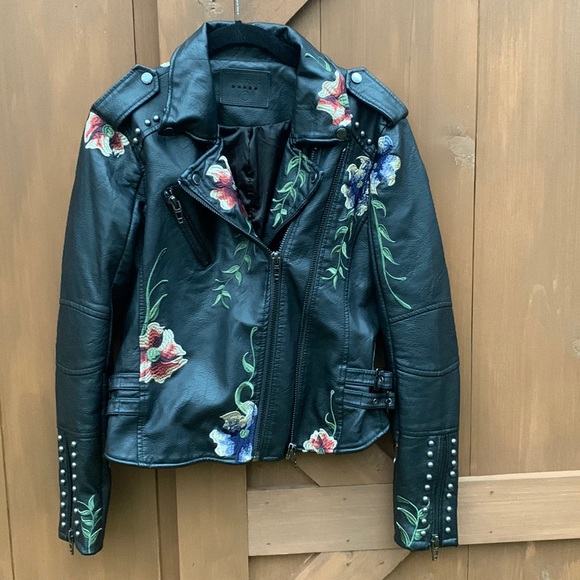Blank NYC Jackets & Blazers - Faux Leather Moto Jacket